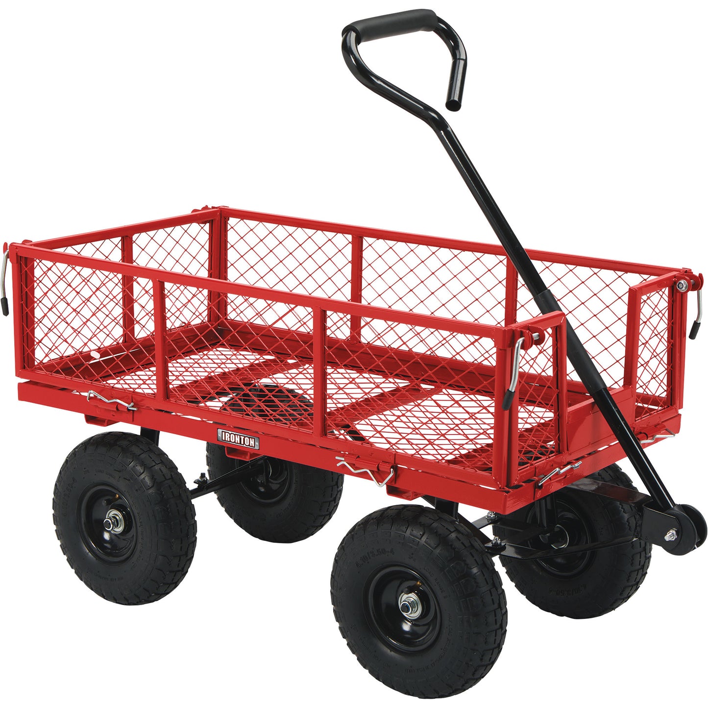 Ironton® steel garden cart, 400-lb. capacity, 38in.l x 18 1/2in.w x 21in.h